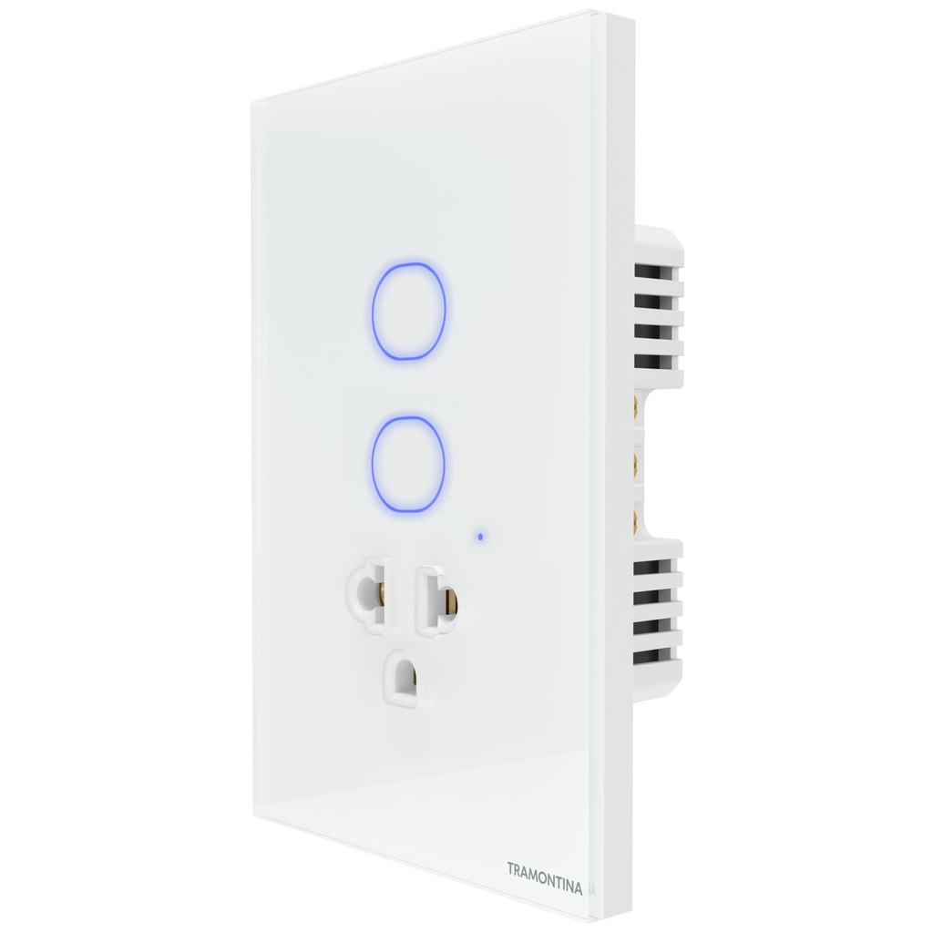 [57199009] INTERRUPTOR SMART 2 INT + 1 TOMA 15A UNI