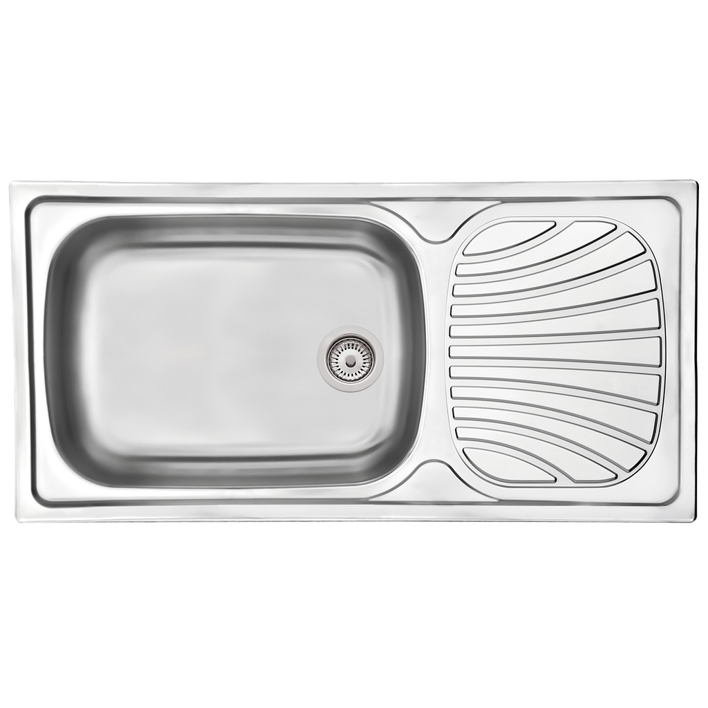 [93854601] - LAVAPLATOS ALPHA 56 R, PERFECTA, DE EMPOTRAR, EN ACERO INOX., 100X50 CM