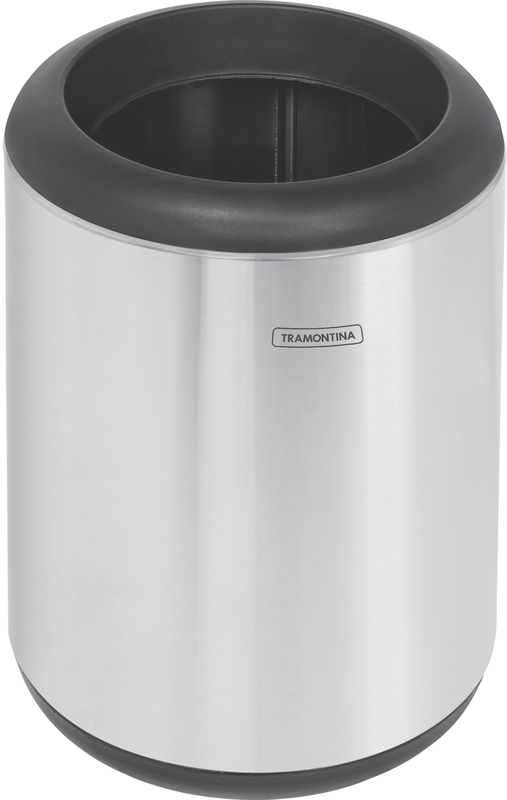 [94540014] BASURERO CAPSULA 10 L, EN ACERO INOX.