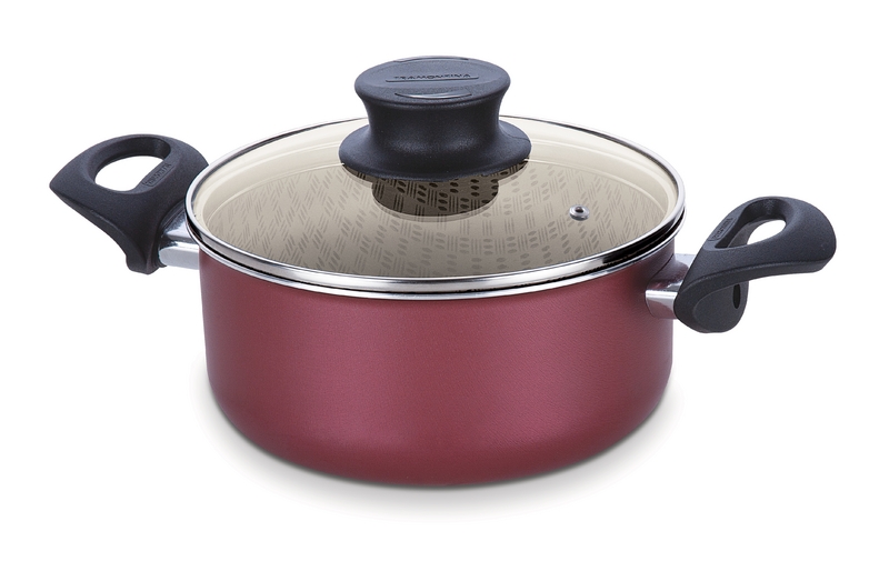 CACEROLA ANTIADHERENTE CON ASAS 4,9 L.  Ø 24 CM. PARIS