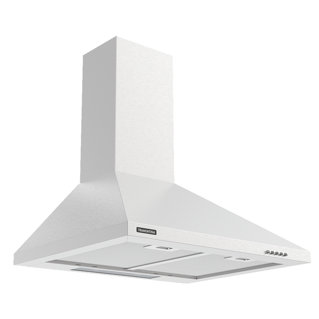 CAMPANA DE PARED PIRAMIDE 60 CM., EN ACERO INOX., STANDARD B2B