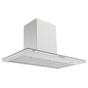 CAMPANA DE PARED SLIM 90 EN ACERO INOX SCOTCH BRITE