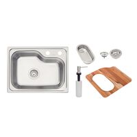 [93815292] LAVAPLATOS MORGANA COMPACT 48FX UNDERMOUNT EN ACERO INOX 55X42 + ACCESORIOS