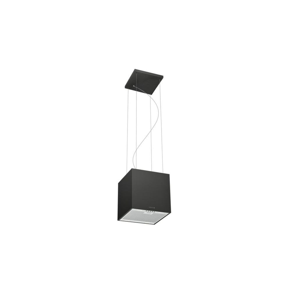 CAMPANA TSMART CUBE ISLA 40 BLACK SILENT 22 EN ACERO INOXIDABLE