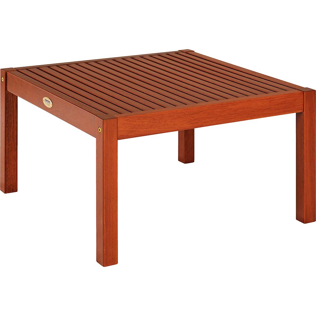 MESA DE CAFE PEQUEÑA DE MADERA JATOBA CON ECO BLINDAGE - FITT