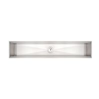 [94534002] CANAL HUMEDO EN ACERO INOX 90X18 CM. SCOTCH BRITE