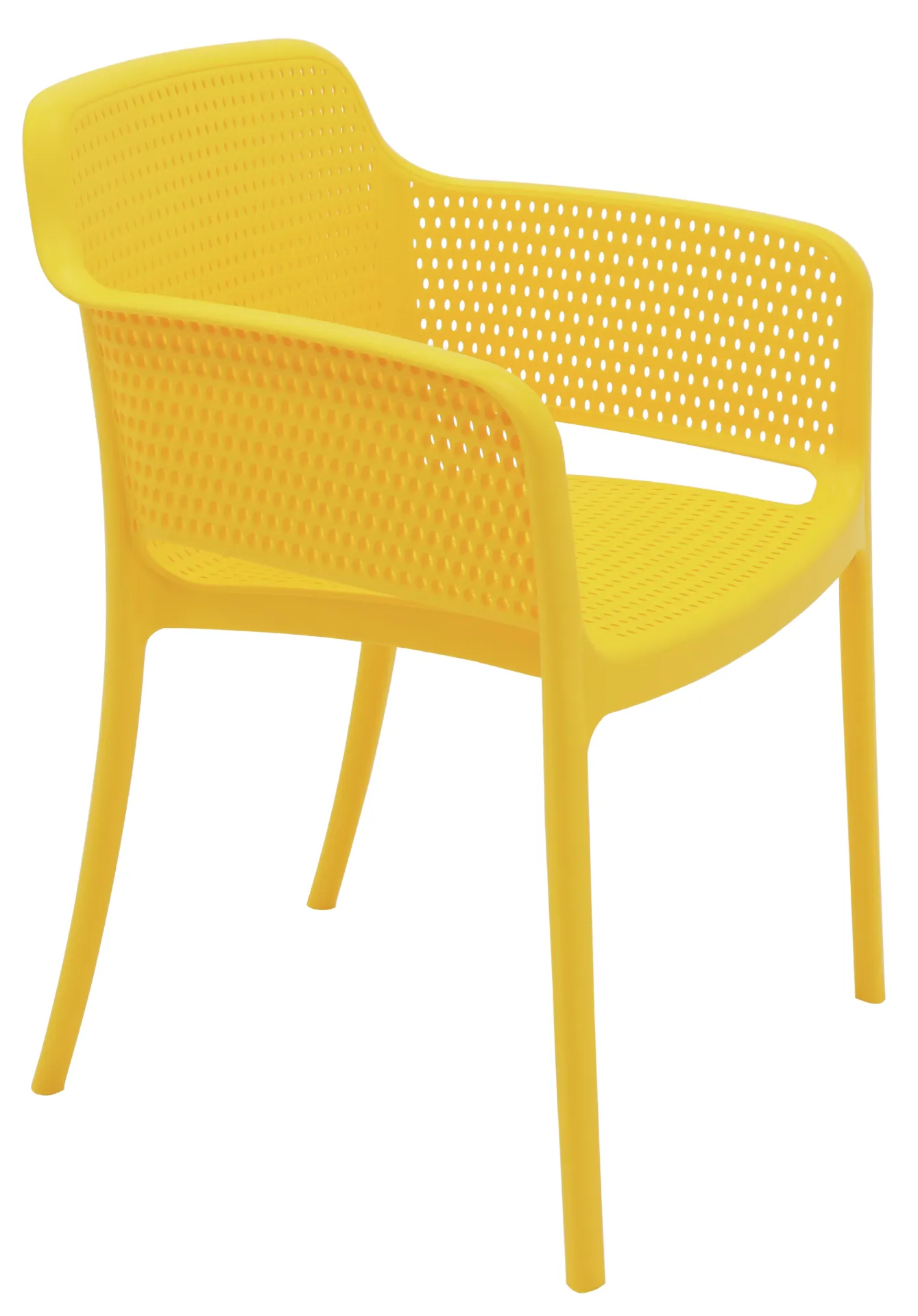 [92151000] SILLA AMARILLA CON BRAZOS GABRIELA