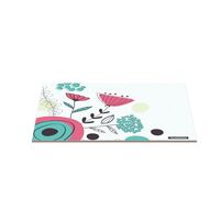 TABLA DE VIDRIO BLANCO CON ESTAMPADO 40X30 CM. UTILINEA