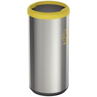 [94539224] - BASURERO CAPSULA SELECTA PLUS 40 L  AMARILLO EN ACERO INOX SIN TAPA