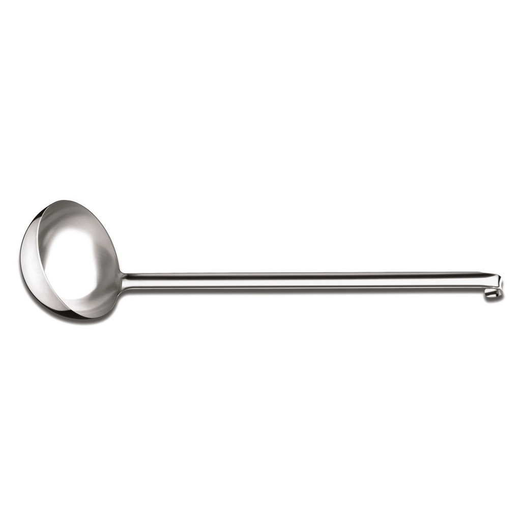 CAZO  DE  SOPA 55 CM. EN ACERO INOXIDABLE