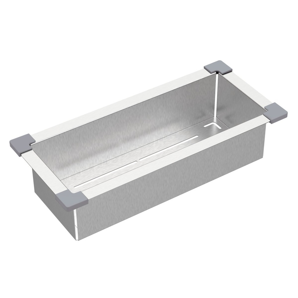 [94532018] CESTO COLADOR EN ACERO INOX QUADRUM Y VITRUM