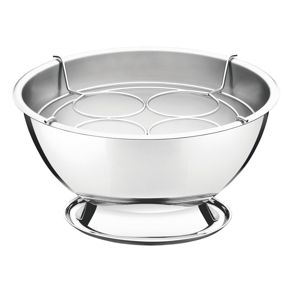 CHAMPAÑERA 12,4 L. CON ANILLOS EN ACERO INOXIDABLE SERVICE