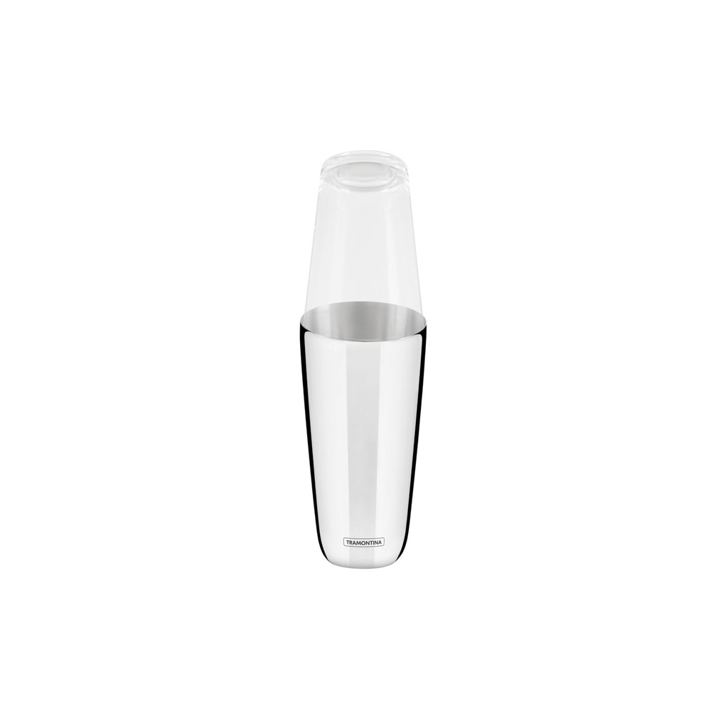 COCTELERA BOSTON CON TAPA DE VIDRIO