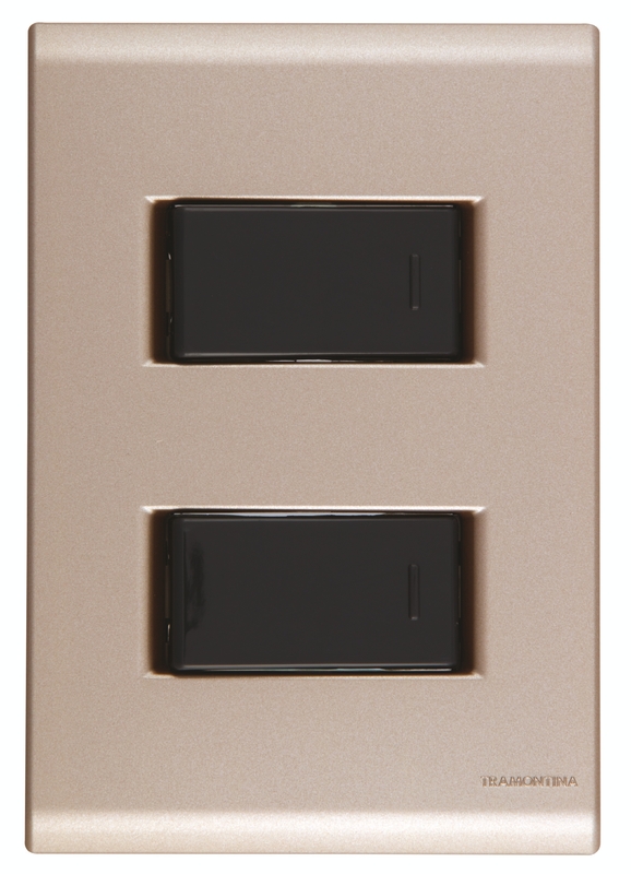 CONJUNTO ARMADO 2 INTERRUPTORES SIMPLE 10A 250V ORO VIEJO LIZ