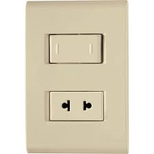 CONJUNTO ARMADO INTERR SIMPLE + TOMA 2P UNIVERSAL BEIGE LIZ