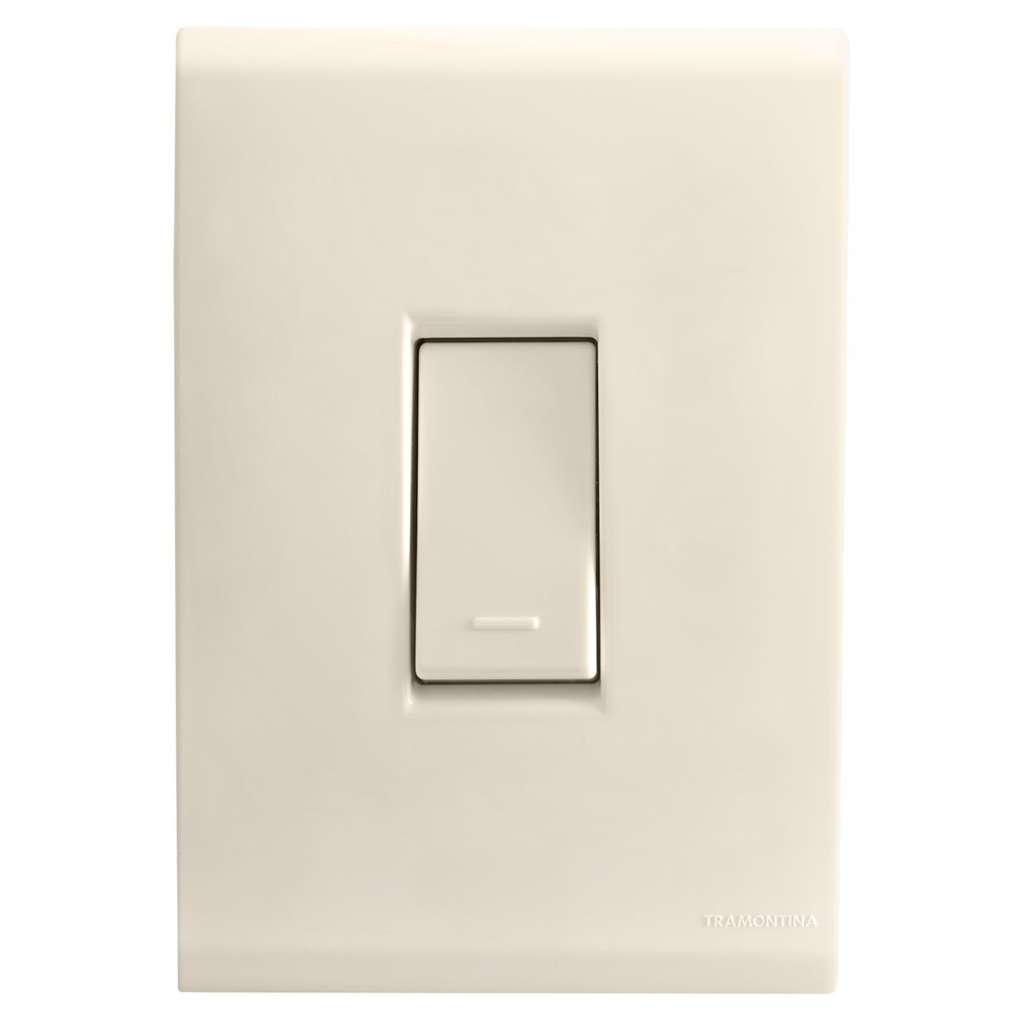 [57171001] CONJUNTO ARMADO INTERRUPTOR SIMPLE 10A 250V BEIGE LIZ