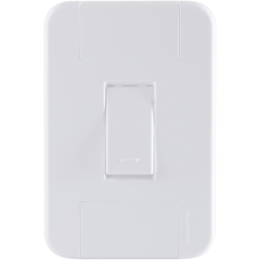 [57240001] CONJUNTO ARMADO INTERRUPTOR SIMPLE 10A 250V BLANCO TABLET