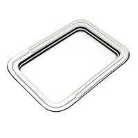 [61529420] BANDEJA RECTANGULAR EN ACERO INOXIDABLE 42X30 CM. CICLO