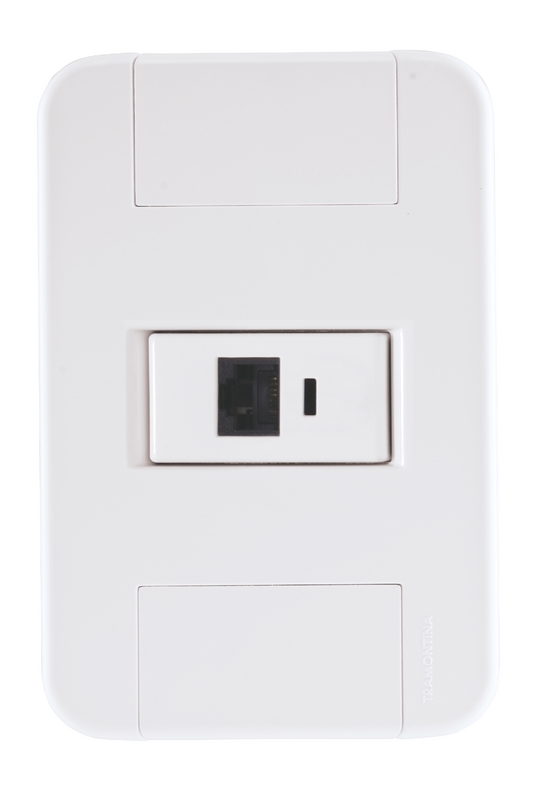 CONJUNTO ARMADO TOMA RJ11 TELEFONO BLANCO TABLET