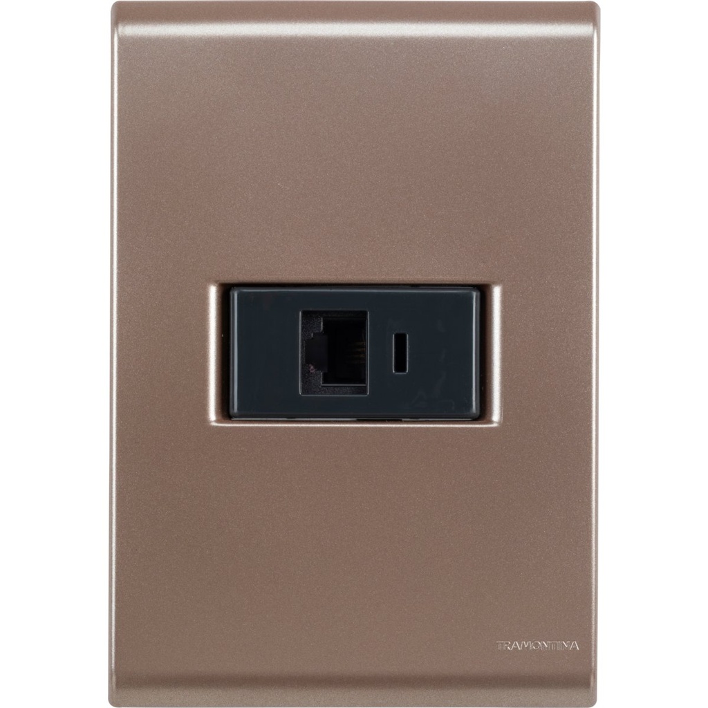 CONJUNTO ARMADO TOMA RJ11 TELEFONO ORO VIEJO LIZ