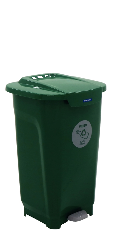BASURERO VERDE 50 L. T-FORCE