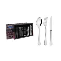 CAJA DE CUBIERTOS EN ACERO INOXIDABLE 24 PIEZAS ZURIQUE