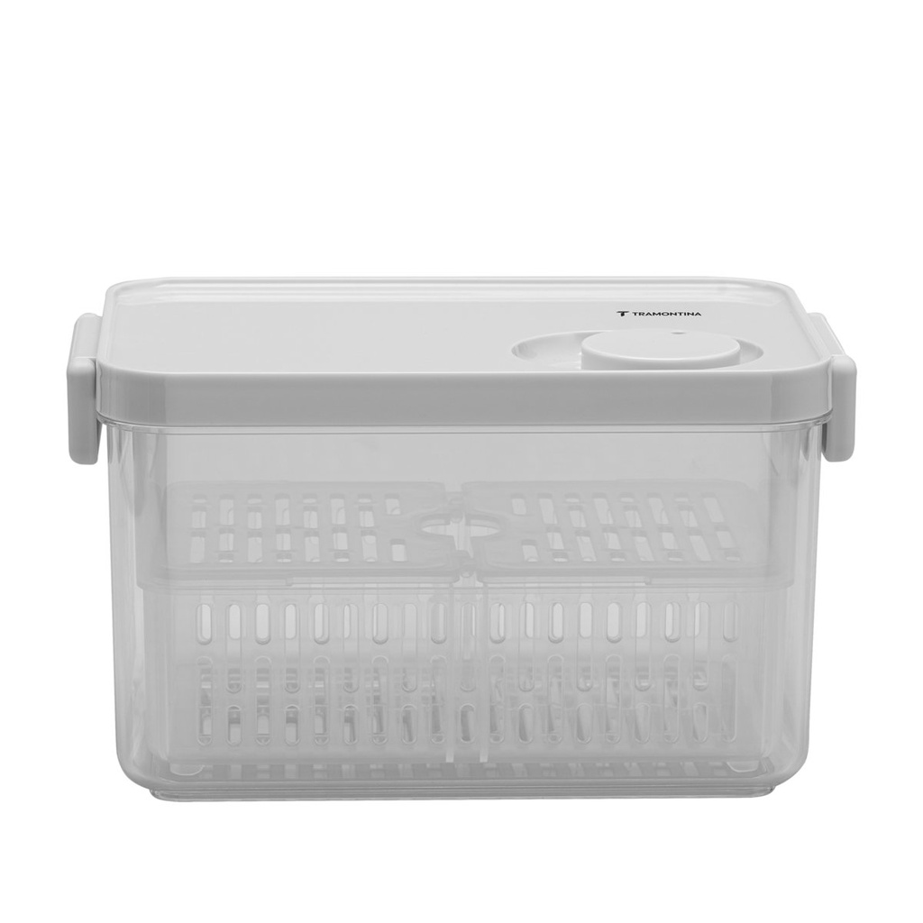 CONTENEDOR DE POLIESTIRENO CON TAPA