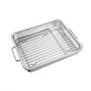 FUENTE PARA HORNEAR CON PARILLA EN ACERO INOXIDABLE SERVICE