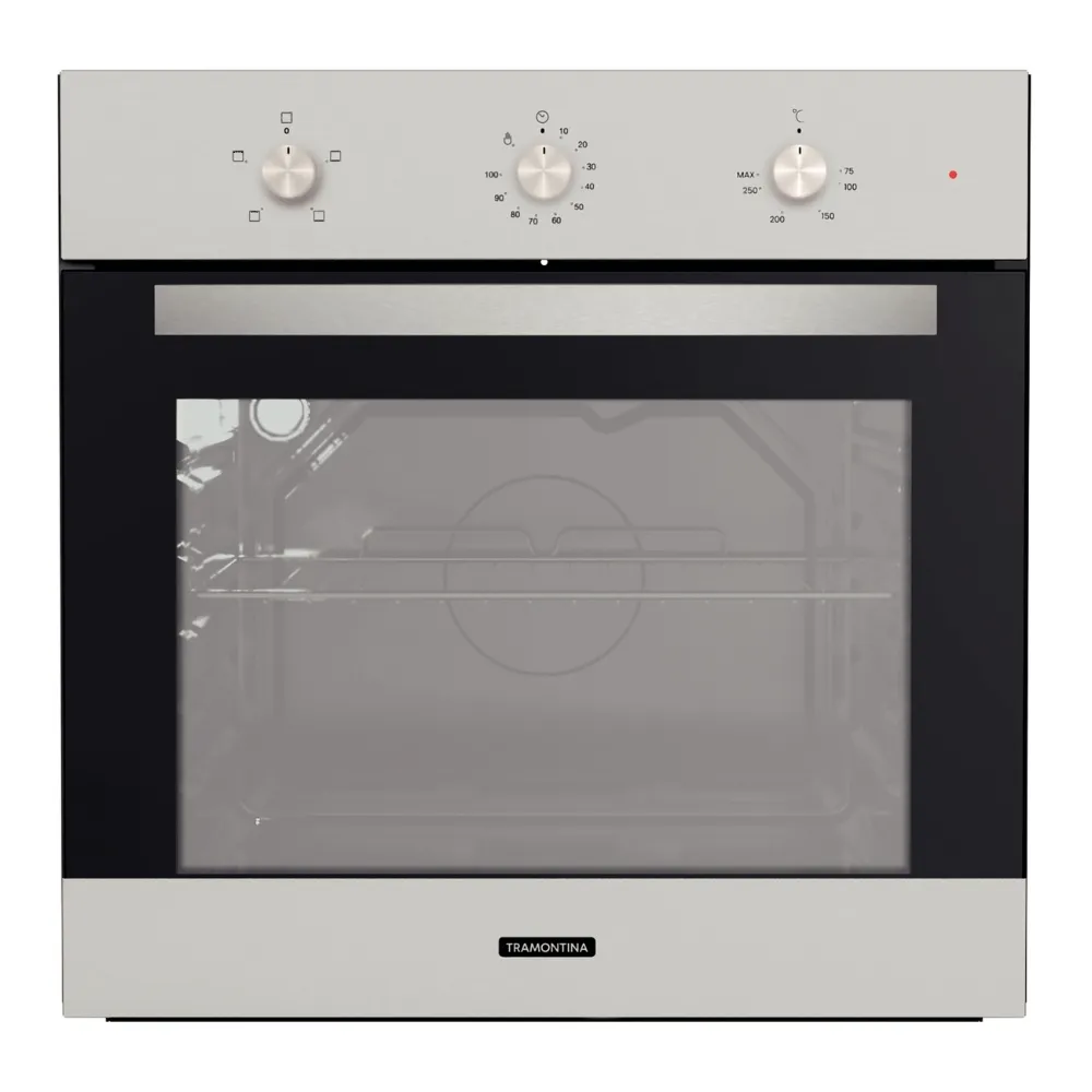 [94864320] HORNO ELECTRICO DE EMPOTRAR BASIC, CON 4 FUNCIONES, EN ACERO INOXIDABLE, 71 L. (desc)