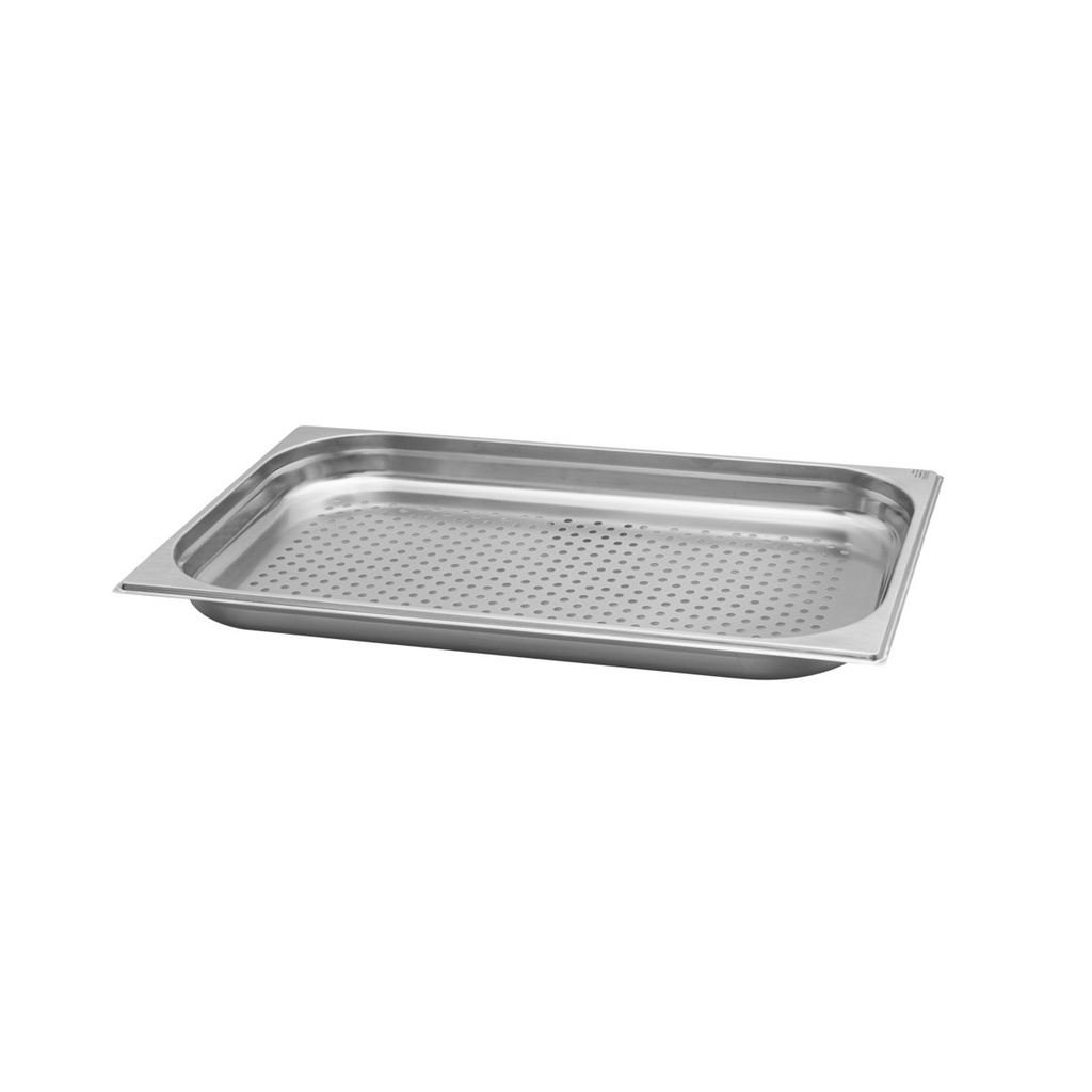 [61071043] CUBA PERFORADA 1/1 40MM EN ACERO INOXIDABLE SIN ASAS