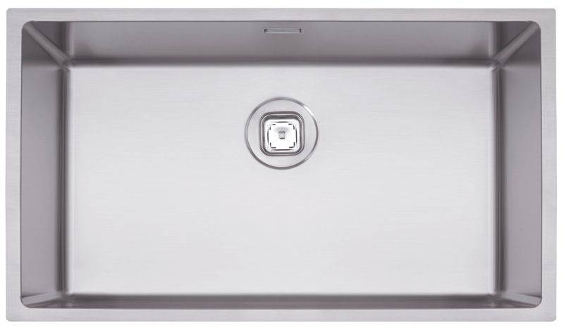 CUBA QUADRUM 70, DESIGN COLLECTION, EN ACERO INOX., 70X40 CM