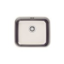 CUBETA DORA 40 BL R6, EN ACERO INOX. SATINADO, DE BAJO PONER, 40X34X19 CM.