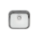 CUBETA LAVINIA 40 BL, PRIME, DE EMPOTRAR, EN ACERO INOX. SATINADO, 40X34 CM, CON VALVULA