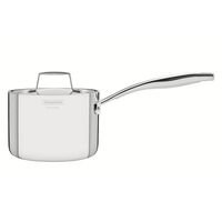 OLLA ALTA EN ACERO INOXIDABLE FONDO TRIPLE Ø14 CM. 1,5L. GRANO