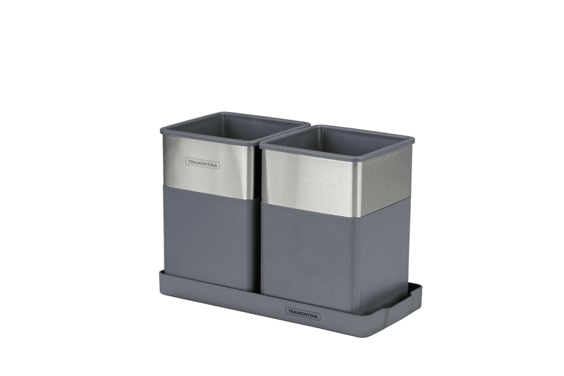 [61538140] ORGANIZADOR MULTIUSO ACERO INOXIDABLE 2 PIEZAS
