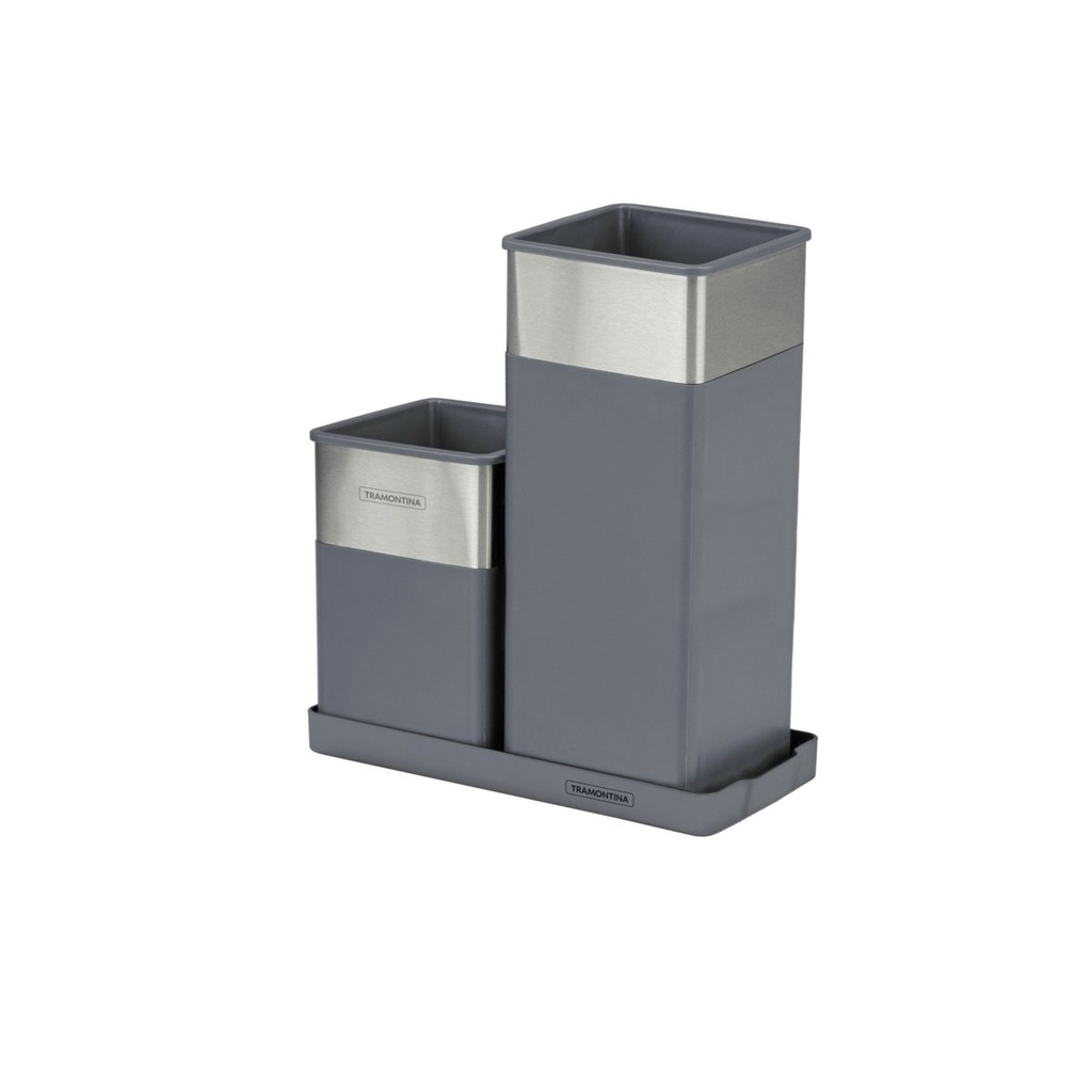 ORGANIZADOR MULTIUSO ACERO INOXIDABLE 2 PIEZAS