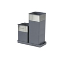 ORGANIZADOR MULTIUSO ACERO INOXIDABLE 2 PIEZAS