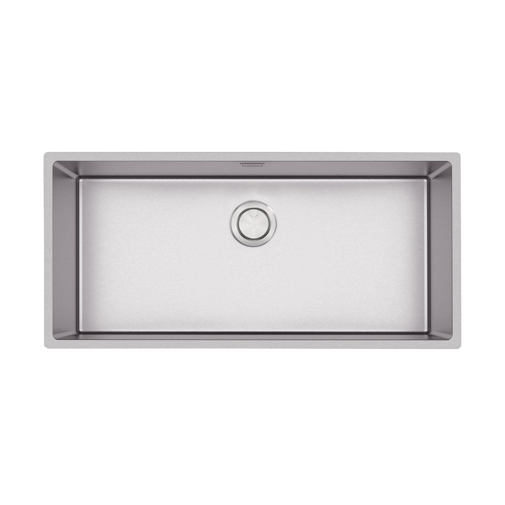 CUBETA QUADRUM 90, EN ACERO INOX., DESIGN COLLETION, 90X40 CM. 