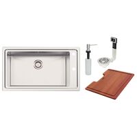 [93894103] LAVAPLATOS DE EMPOTRAR SQUARE 86 1C 2F, 86X50 CM., EN ACERO INOX, CON ACCESORIOS