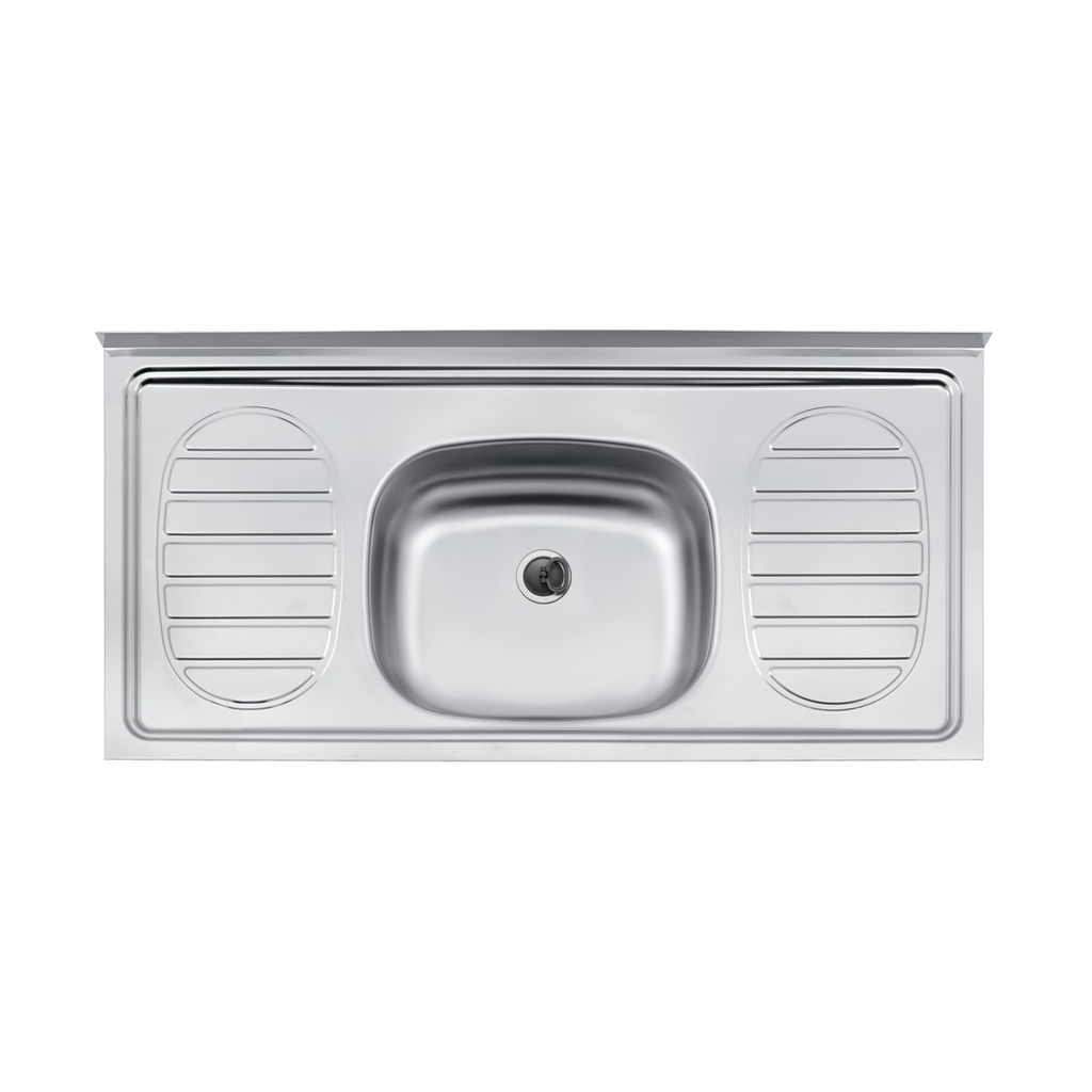 LAVAPLATOS FILO 40 FX, STANDARD, DE SOBREPONER EN ACERO INOX., 100X50 CM