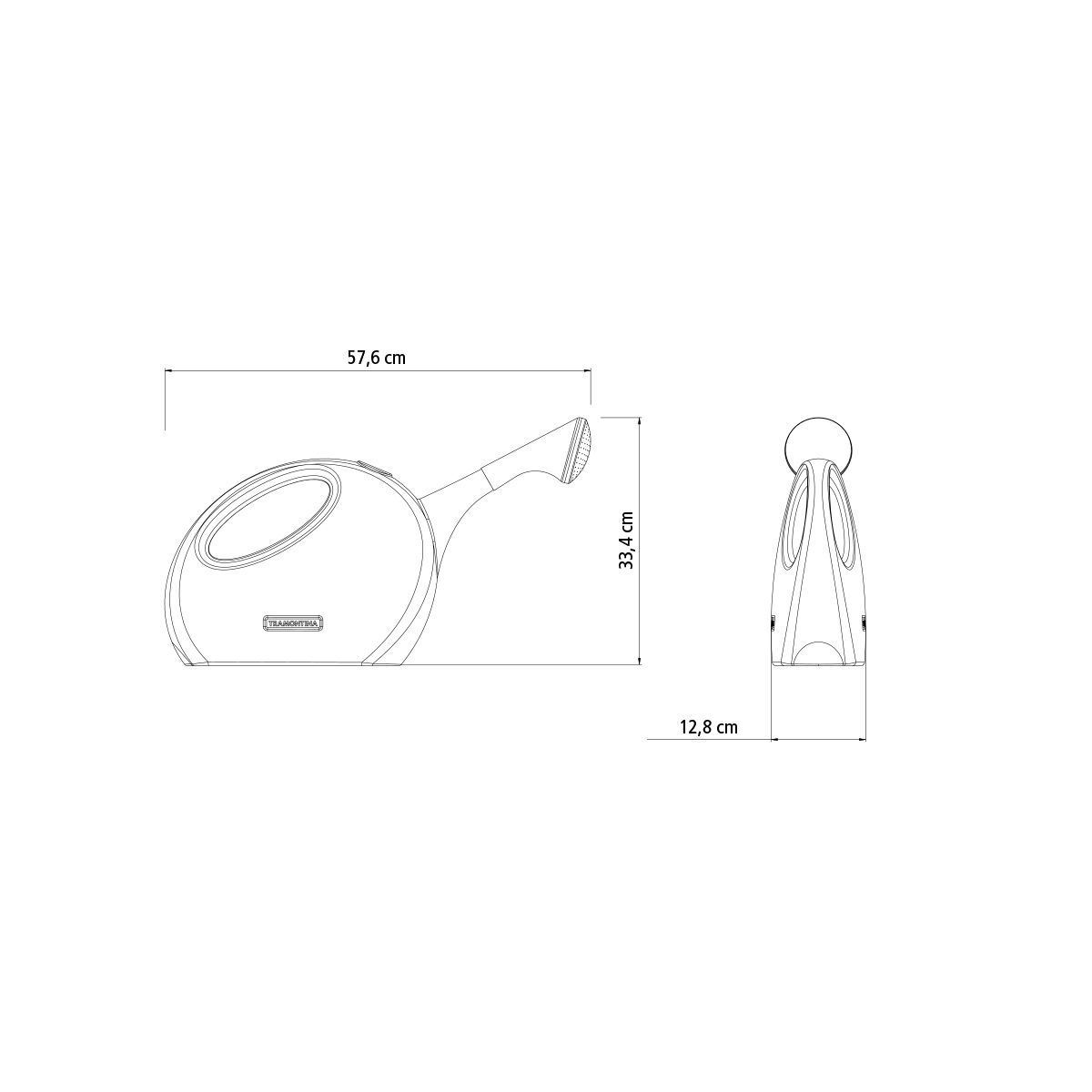 REGADERA PLASTICA, ROSADA, 7 L