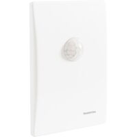 SENSOR DE PRESENCIA 120° DE PARED BIVOLT CON FOTOCELULA BLANCO