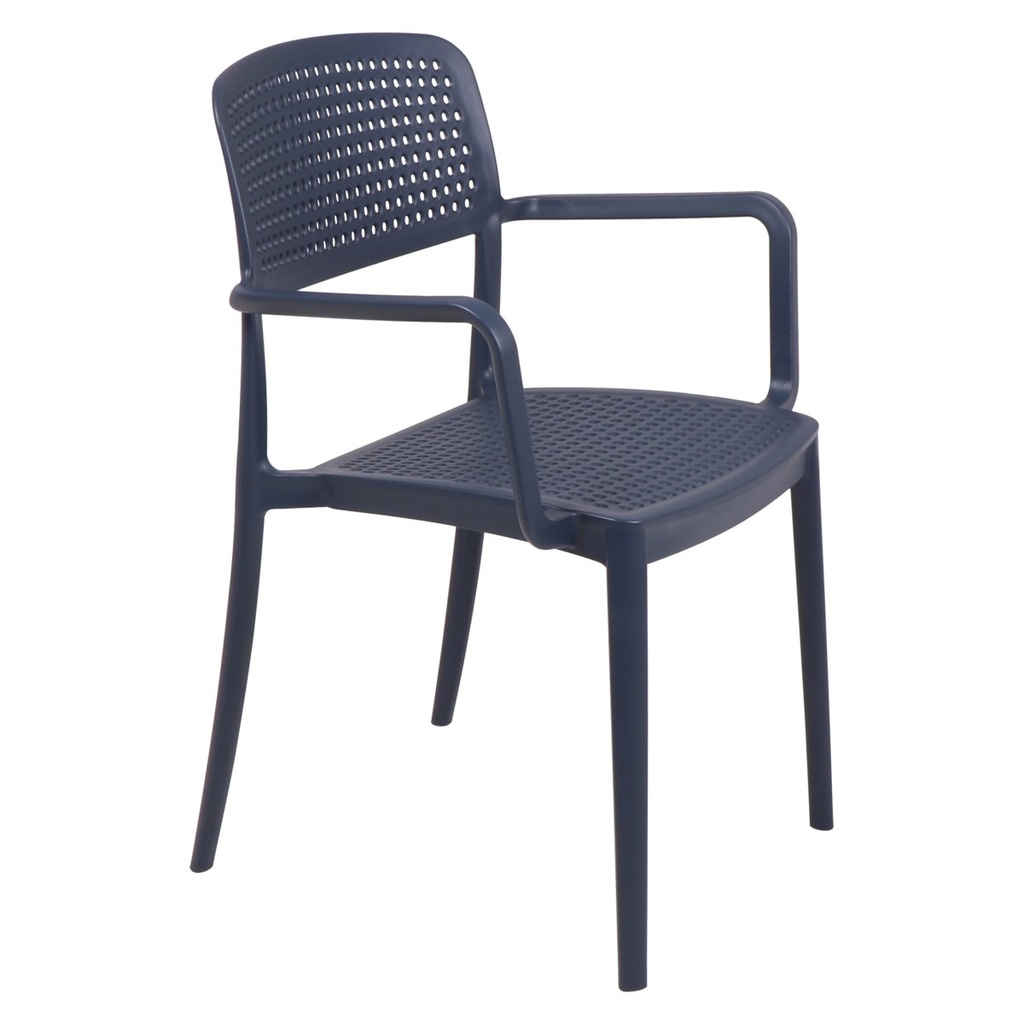 SILLA SERENA AZUL CON BRAZOS