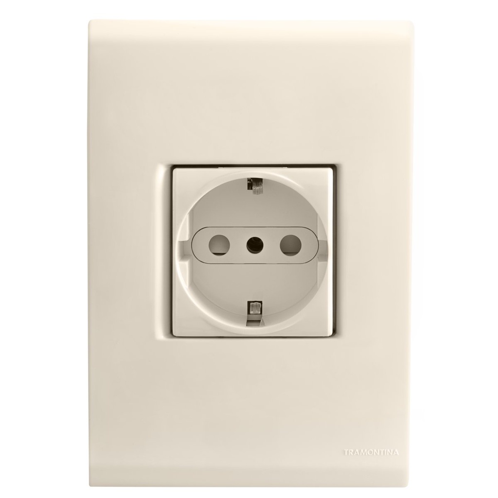 TOMACORRIENTE SCHUCKO 2P+T 16A LIZ BEIGE