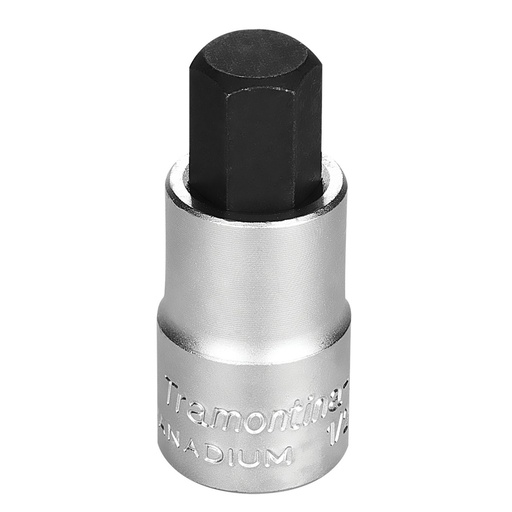 DADO EN ACERO CROMO VANADIO PUNTA HEXAGONAL 12 MM - ENCASTRE 1/2"
