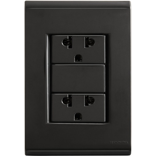 2X TOMACORRIENTE 2P+T UNIV.1516A, LIZ GRAFITO