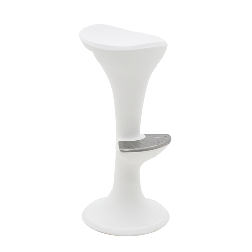 BANCO BLANCO PEPE CON APOYO PARA PIES